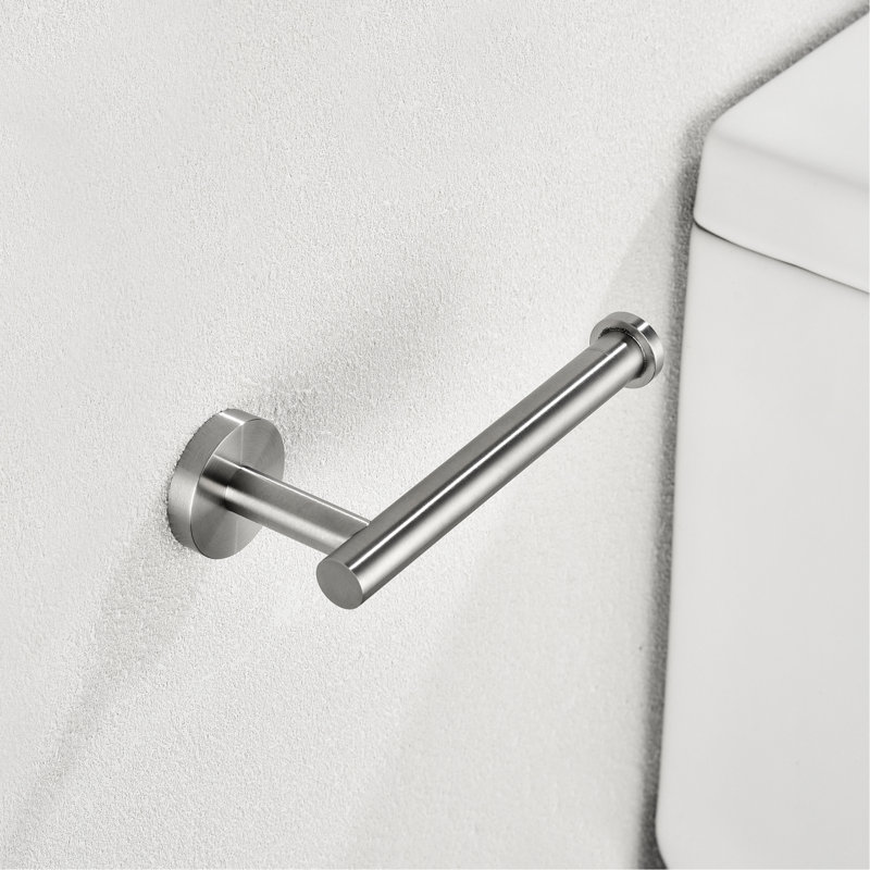 Porte-serviettes mural 5 pièces - Nickel brossé moderne, matériau en aluminium, rouille, multifonctionnel pour différentes zones, aluminium facile à installer, design, rouille, diverses pièces,