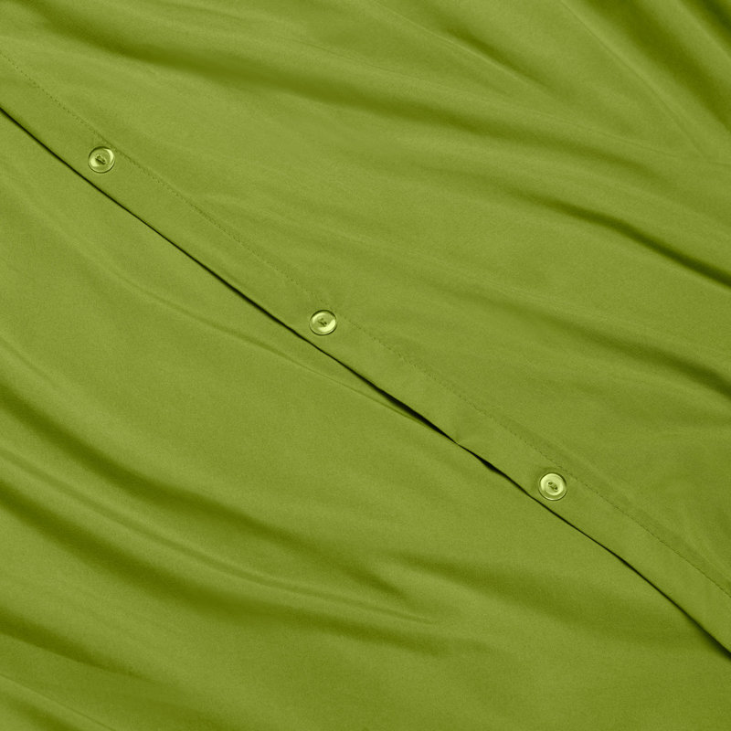 Ensemble de housse de couette ultradoux , Vert Calla, Housse simple + 1 taie décorative