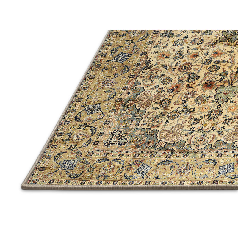 Tapis oriental beige, Rectangle 3 pi x 5 pi