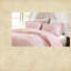 Ensemble de literie en chenille à motif floral, motif rose réversible, grand