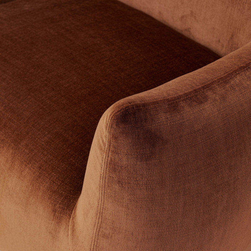Margot Upholstered Swivel Chair, Altair Sienna Chenille