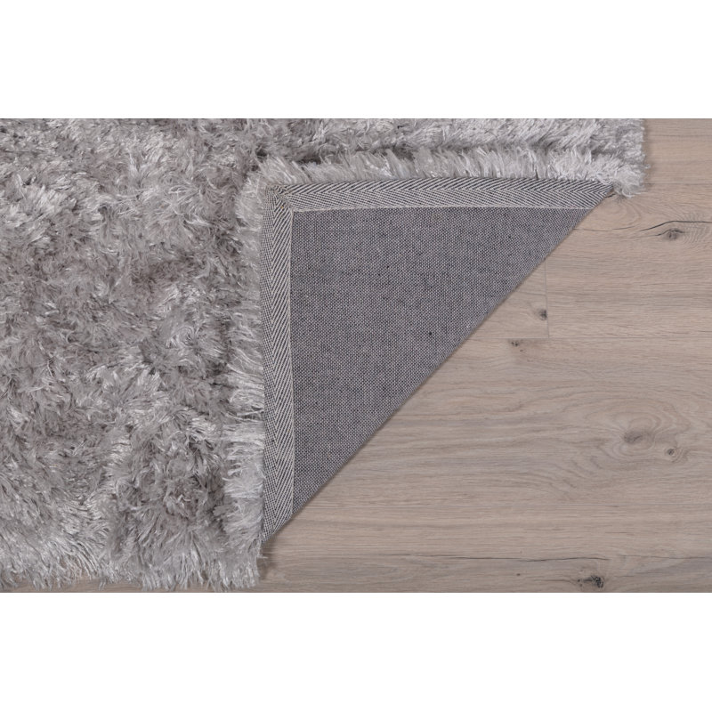 Analia Solid Colour Shag Area Rug, Rectangle 160 x 230cm
