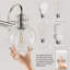 Luminaire de salle de bain à intensité variable avec abat-jour transparent Zeline Light-423053968-465662265