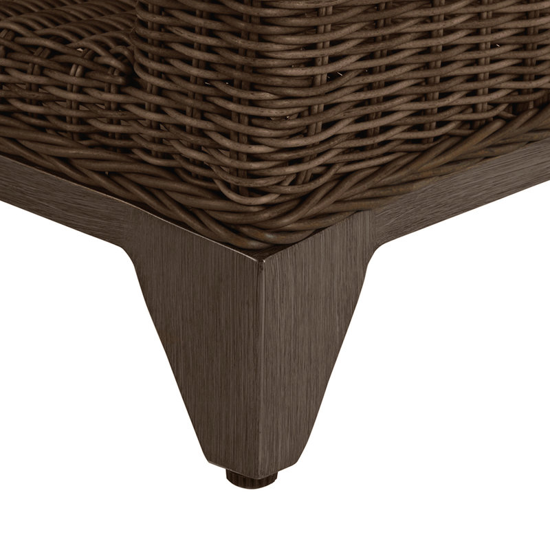 Astoria Outdoor Coffee Table, Raffia/Oak