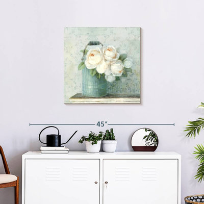 June Roses I - blanc / bleu