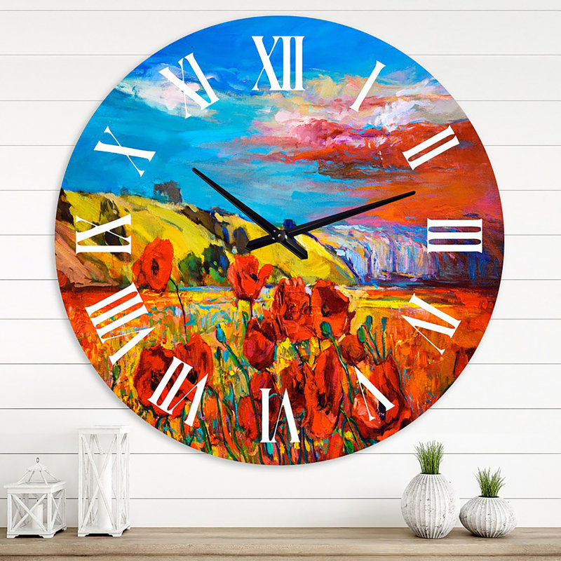 Horloge murale traditionnelle Blossomg, Grand