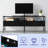 TV Stand with Power Strip, Black-1581903517