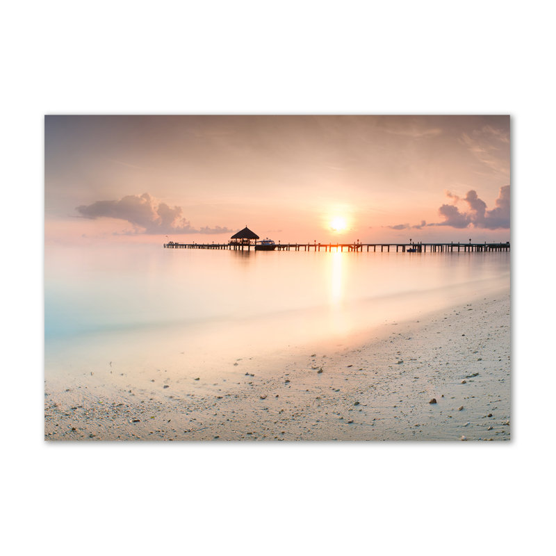Maldives Beach - Wrapped Canvas Print