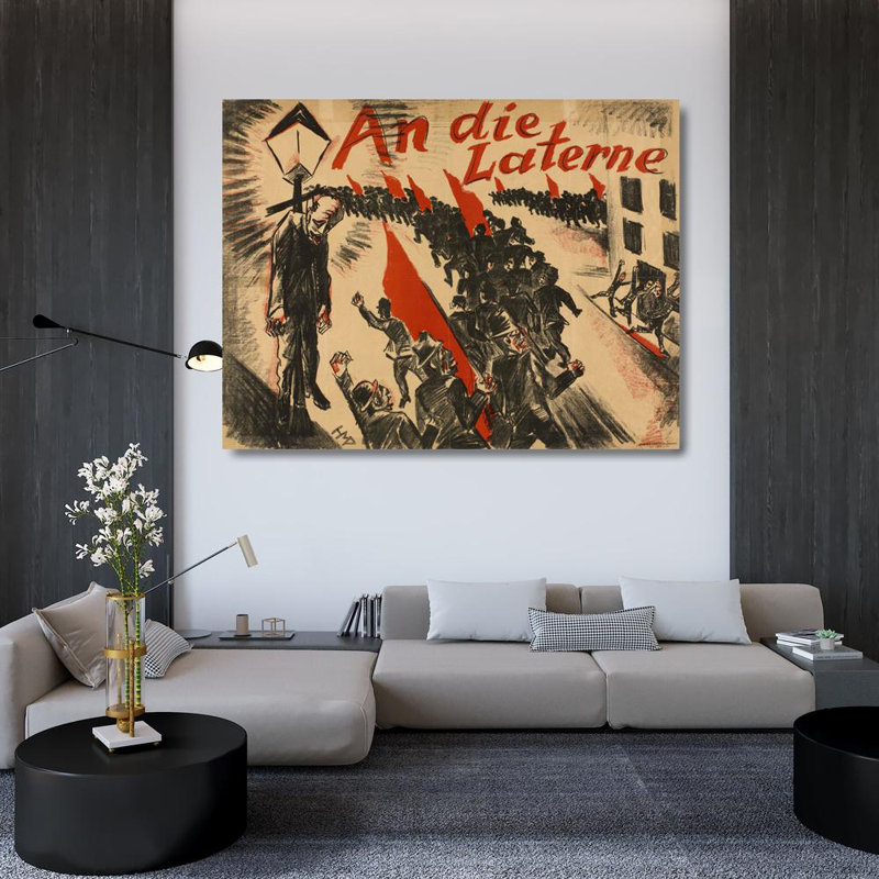 Affiche pour le périodique An Diego Latéral (au lampadaire)