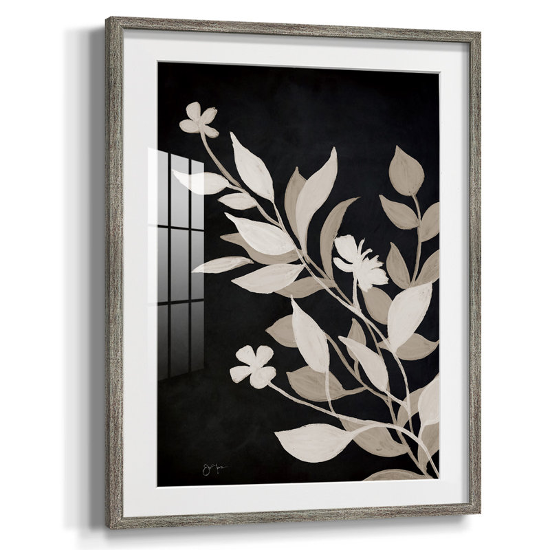 «Vibrant Flow I», reproduction encadrée, Papier encadré argent vieilli, Oui