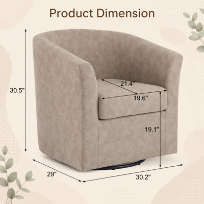 Fauteuil demi-tonneau Wilmore