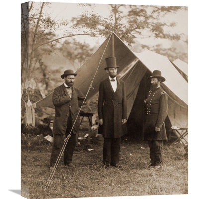 " President Lincoln On The Battlefield Of Antietam, Maryland, October 2, 1862 " by Alexander Gardner