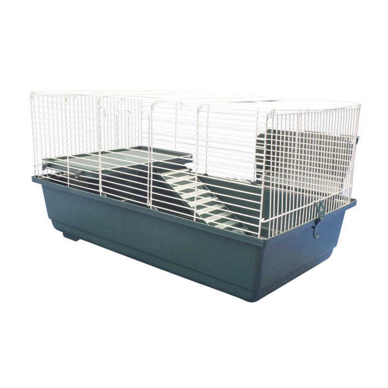 Deluxe Two Level Small Animal Cage with Ladder and Platform