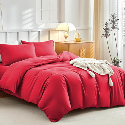 Prime Linens Microfiber Duvet Cover Set