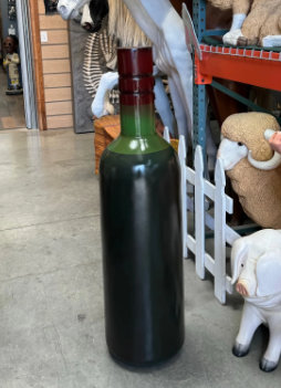 Hiroaki Wine Bottle Over Sized Statue