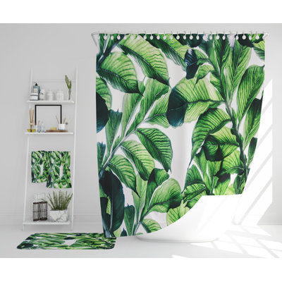 Nicely Polyester Shower Curtain Set