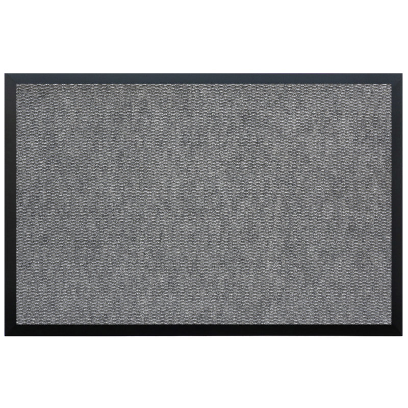 Tapis d'extérieur antidérapant Komuda, Rectangle 2 pi x 3 pi, Anthracite