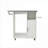 Ironing Cart Cabinet with Rolling Ironing Board, Storage Shelves &amp; Clothes Rods - Snow White E1 MDF | Minimalist | Laundry Room