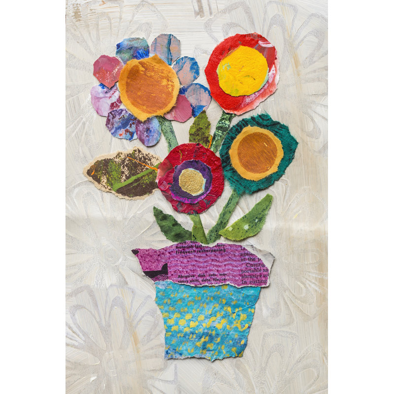 Flower Pot I by Elizabeth St. Hilaire - Wrapped Canvas Print, 46cm H x 30cm W