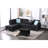 Rivet - Trimmed L - shaped Sofa