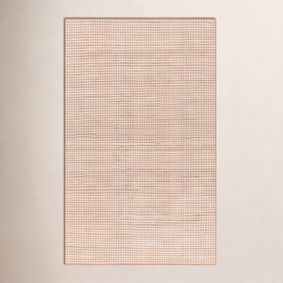 Acerra Pink Hand-Woven Geometric Outdoor Rug