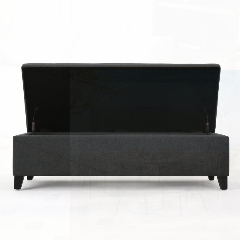 OTTOMAN DE RANGEMENT avec amplement d'espace et charnières à pression pour un confort et une fonctionnalité modernes, Blé
