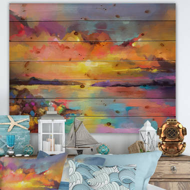 DASTINGO Handmade Boho Abstract Wall Decor on Seagrass | Wayfair