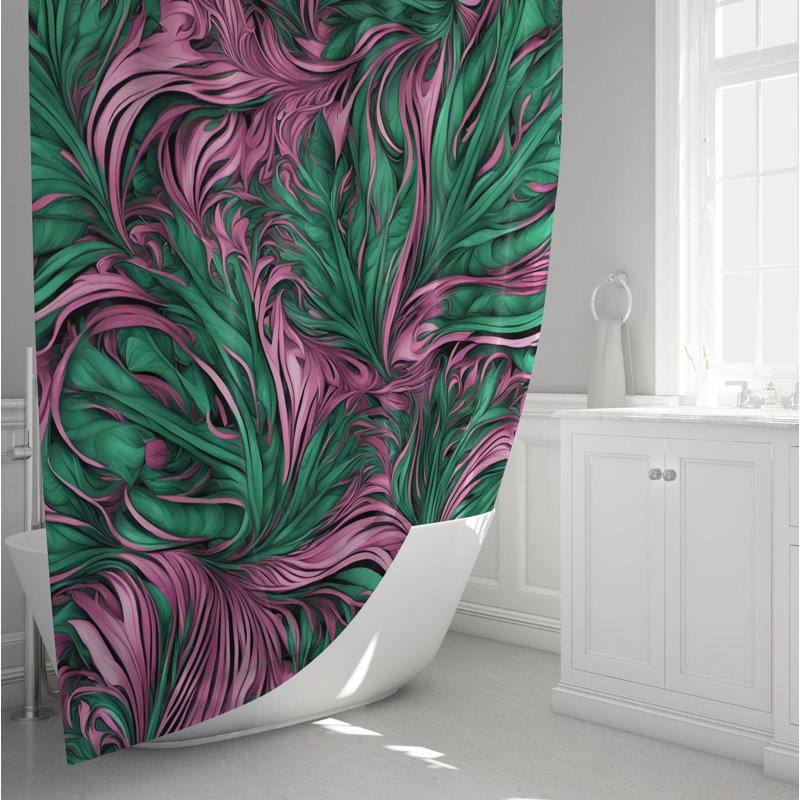 Rideau de douche Elaenor, H 72 po x l 70 po