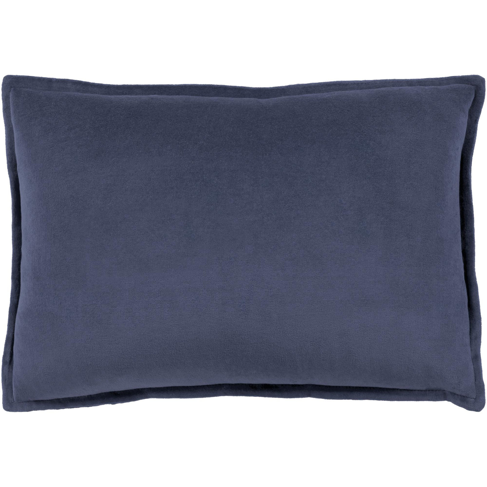 Norwin Cotton Throw Pillow, Down, 13"H x 19"W, Slate