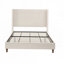 Structure de lit élégante avec tête de lit et fabrication robuste pour un sommeil confortable-1295458503