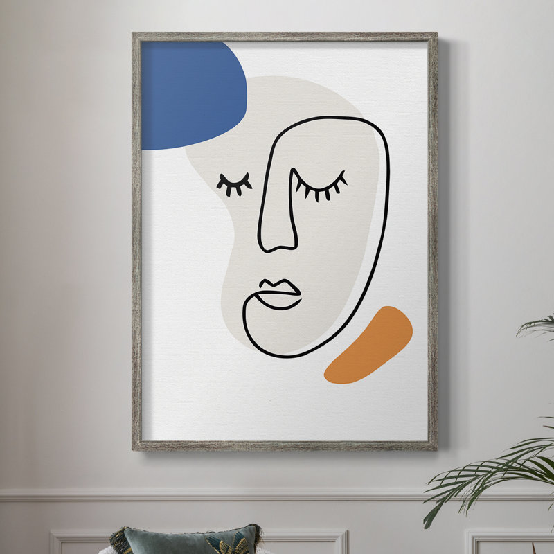 Matisse CCXCIV, reproduction d'art encadrée - bois massif, H 11 po x l 9 po