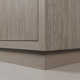 Kamila 72" Carrara White Marble Countertop Bath Vanity in Gray Oak with Faucet and Mirror