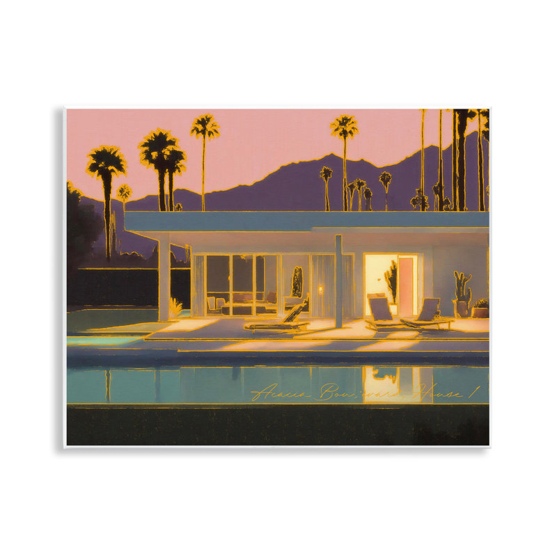 «Sunset Glow Summer Pool» par Noah Bay