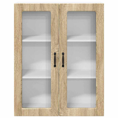 Vidaxl Kitchen Wall Cabinet Brown Oak 60 X 31 X 100 Cm Engineered Wood