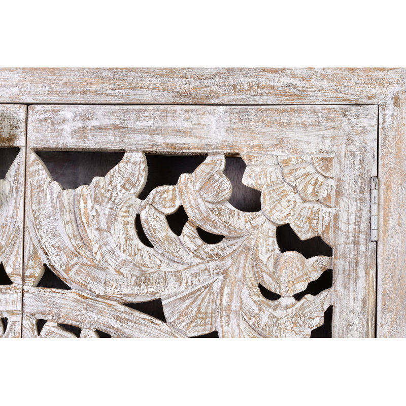 Edmond 85cm Solid Wood Sideboard