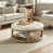 Ivory Faux Leather selected