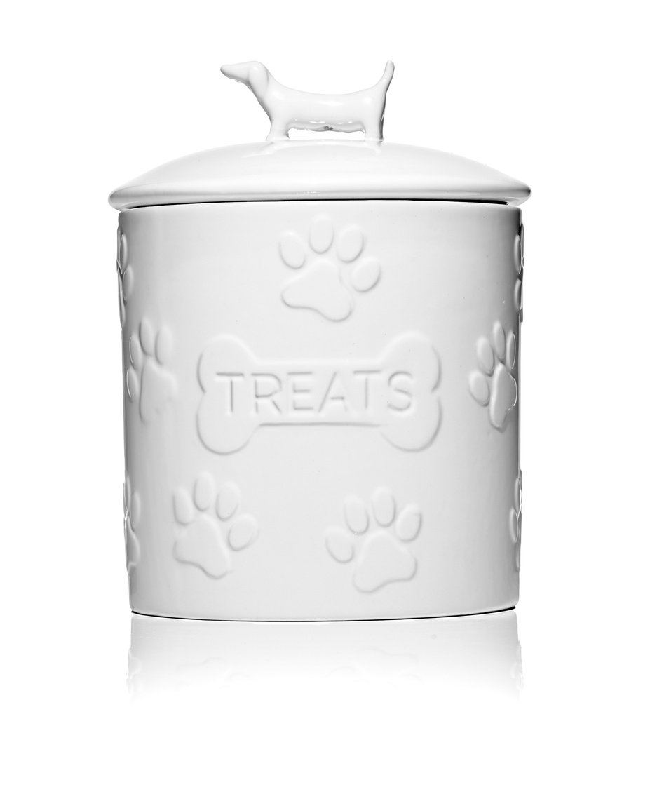 Godinger Silver Art Co Godinger Pets Dog's Life Treat Canister ...