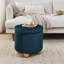 Repose-pieds rond avec rangement-975155084
