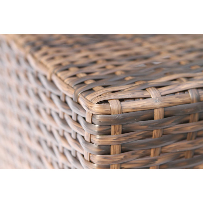 Table basse brune avec plateau et / ou base en verre de 18 po x l 33 po x L 22 po, pour un usage multiple