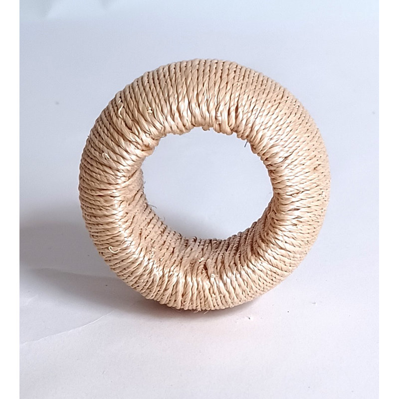 Ensemble de 4 ronds de serviette Abaca Twine