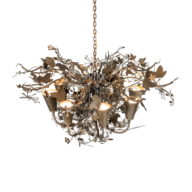 48" Wide Lau Lau 8 Light Chandelier