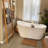 Solid Wood Shower Mat-12380095