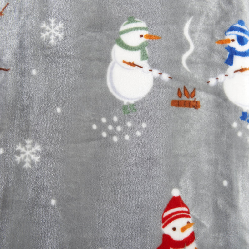 Ultra Soft Holiday Plush Fleece Blanket, Twin
