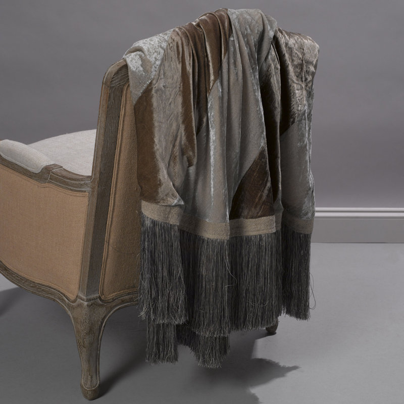 Luscious Silk Velvet Throw