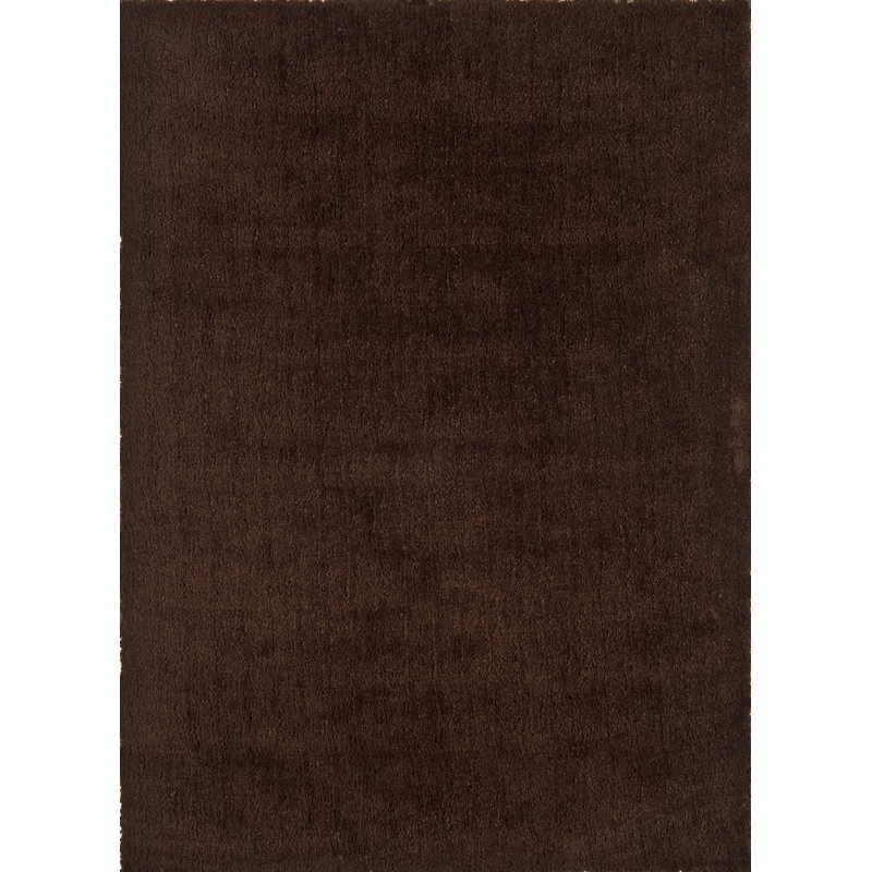 Tapis chocolat touffeté à la main Hotchkiss, Rectangle 1 pi 9 po x 2 pi 6 po