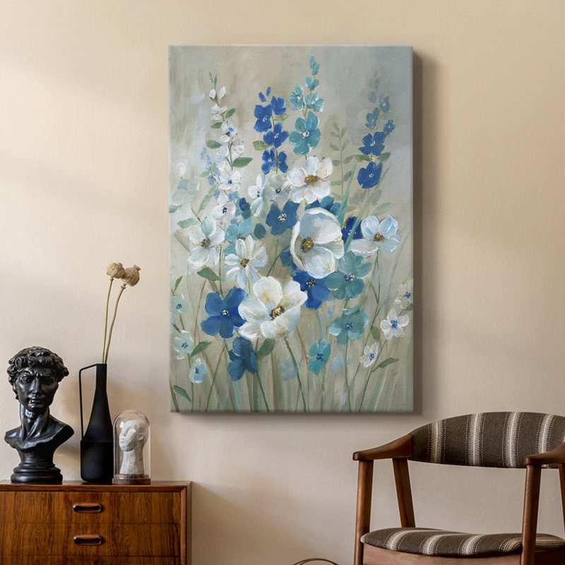 Blue Garden I - Gallery Cavas, H 18 po x l 12 po