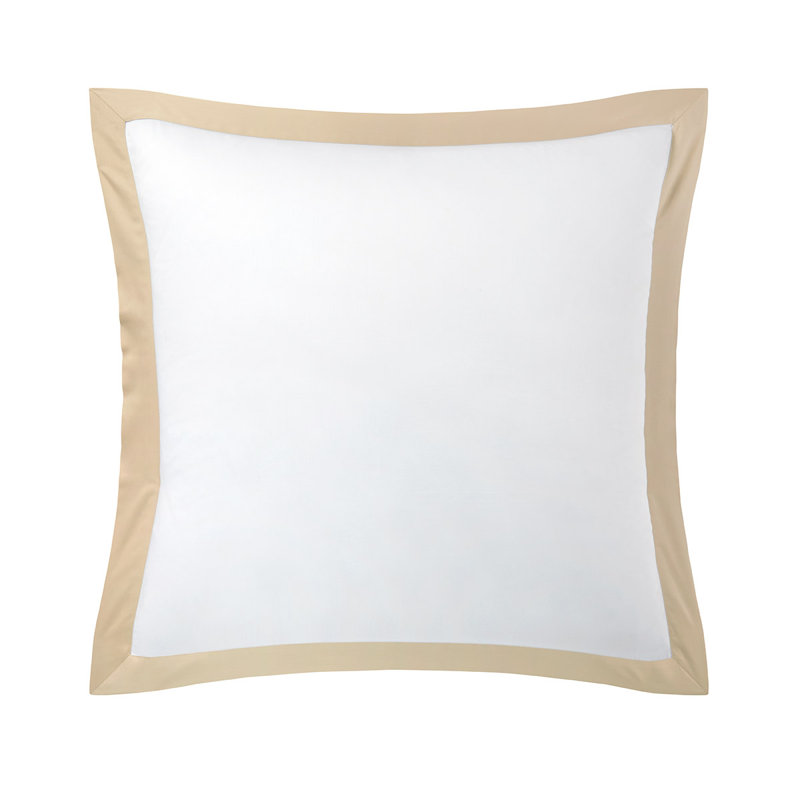 Linea Cotton Pillow Sham, Tan, Euro
