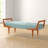 Boomerang Button Tufted Upholstered Accent Bench