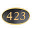 Plaque d'adresse murale sur 1 ligne Ferris-23384061