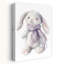 Sweet Rabbit With Scarf Contemporary Rabbit Forest Wall Art Print 1 Piece Wrapped Canvas Wall Art-308533456